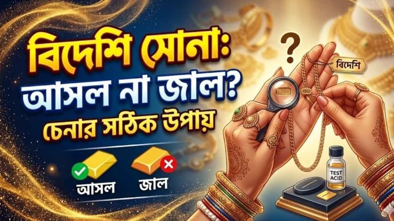 বিদেশি সোনা চেনার উপায়