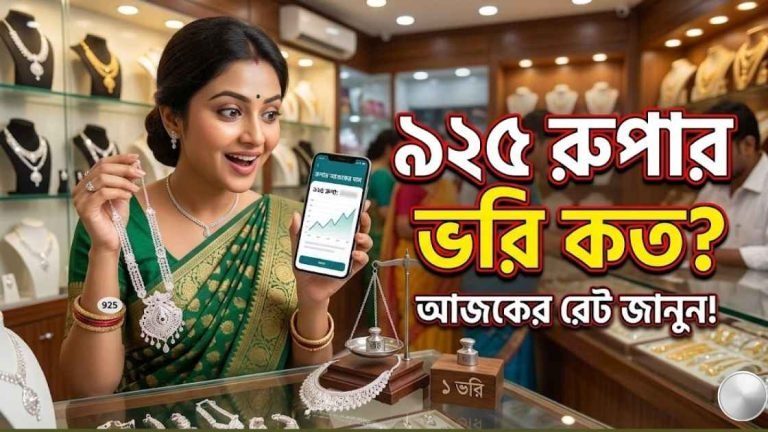 ৯২৫ রুপার ভরি কত